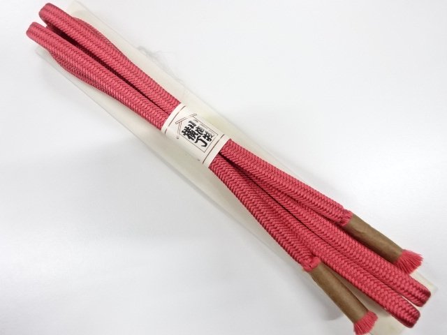 未使用品　正絹　手組帯締め